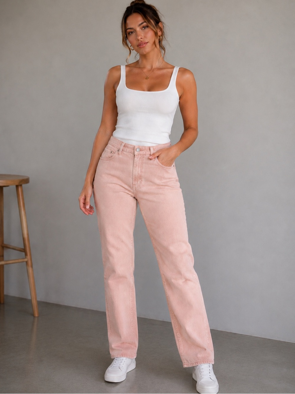 SCOTCH & SODA High Rise Slim Jeans – Size 14 | Pink Denim | Sculpting Fit | NWT